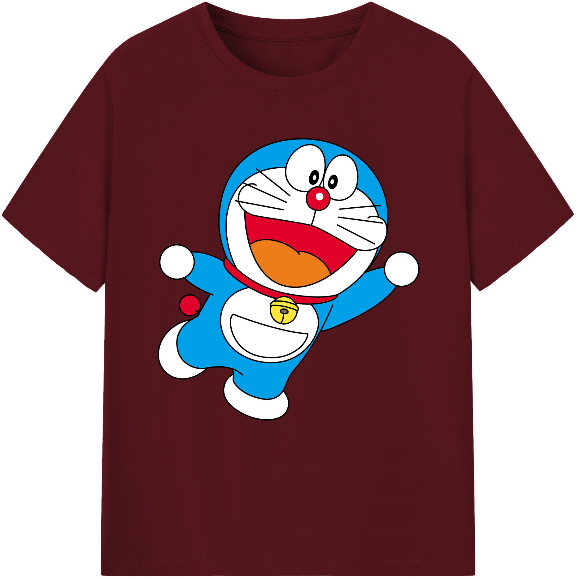 （画像用） ドラえもん Doraemon 綿100％半袖Tシャツ（フロントプリント）